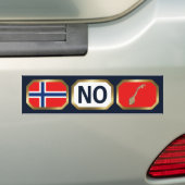 De Voiture Autocollant pour pare-chocs Code Carte Drapeau Nor (En voiture)
