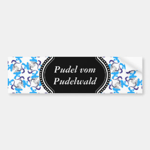 De Voiture Autocollant pour pare-chocs motif chien caniche