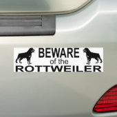 De Voiture autocollant rottweiler (En voiture)