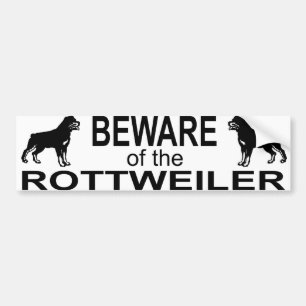 De Voiture autocollant rottweiler