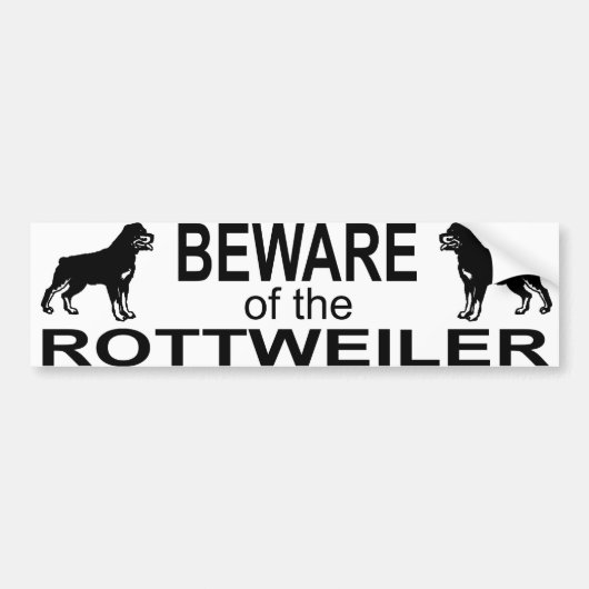 De Voiture autocollant rottweiler (Devant)