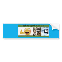 Autocollant Technologie Nous Aime
