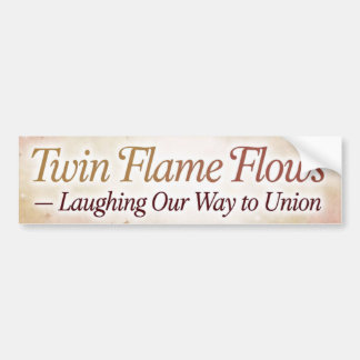 De Voiture Autocollant Twin Flame Flows en riant