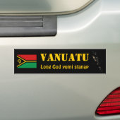 De Voiture Autocollant Vanuatu Drapeau + Carte (En voiture)
