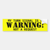 De Voiture Avertissement ! autocollant (Devant)