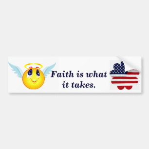De Voiture Ayez un Autocollant Faith _Bumper