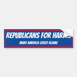 De Voiture Bumper autocollant républicains pour harris