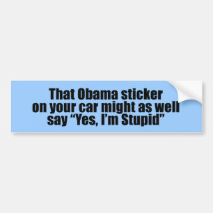 De Voiture Cet autocollant d'Obama pourrait aussi bien