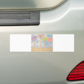 De Voiture Colorée Palms-bumper autocollant (En voiture)