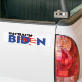De Voiture IMPEACH BIDEN sanglant autocollant d'empreinte man (Sur camion)