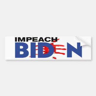 De Voiture IMPEACH BIDEN sanglant autocollant d'empreinte man