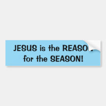 JESUS est la RAISON pour la SEASON! autocollant pa