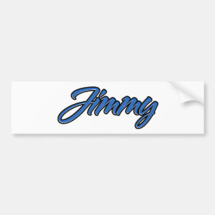 De Voiture Jimmy Blue Autocollant