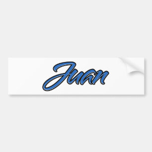 De Voiture Juan Blue Autocollant