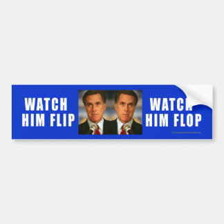 De Voiture L'Anti-Romney autocollant l'observent Flip-Flop