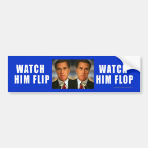 De Voiture L'Anti-Romney autocollant l'observent renverser