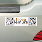 De Voiture Lemur - autocollant pare-chocs (En voiture)