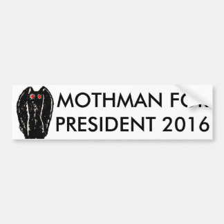 De Voiture Mothman pour le président autocollant 2016