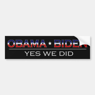 De Voiture Obama * Biden - Autocollant