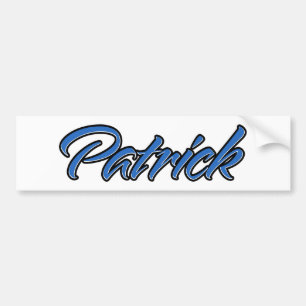 De Voiture Patrick Blue Autocollant