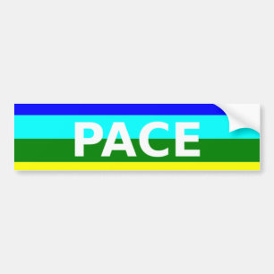 De Voiture Pavillon Pace(Peace) Autocollant pare-chocs italie