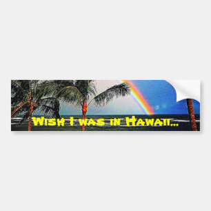 De Voiture Rêver un autocollant pare-chocs Hawaii