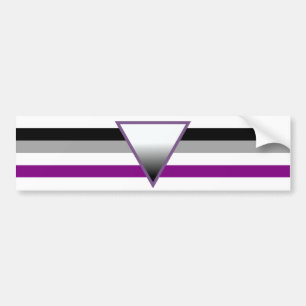 De Voiture T-Shirt Autocollant Fière d'être Asexuel