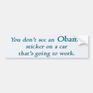 De Voiture Vous ne voyez pas un autocollant d'Obama….