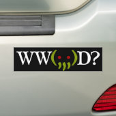 De Voiture WW Cthulhu font ? autocollant v2 (En voiture)