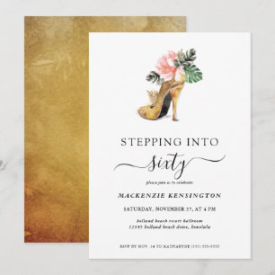 De volgende dag in 60 Chic Floral Gold Heels Kaart
