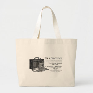 De volgende Montauk camera Grote Tote Bag