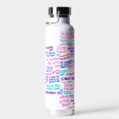 De volgende stap citeert waterfles (Rechts)