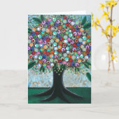 De VOLKS Lente van de KUNST op Mijn Mening BIJ Kaart (Gele Bloem)