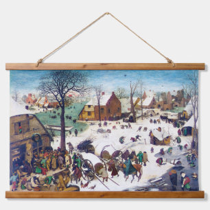 De volkstelling in Bethlehem, Pieter Bruegel Hangend Wandkleed