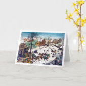 De volkstelling in Bethlehem, Pieter Bruegel Kaart (Gele Bloem)