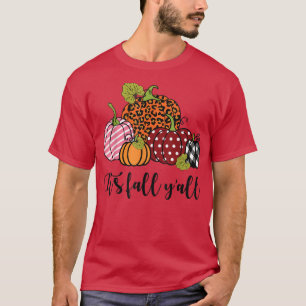 De volle Herfst in de herfst Leopard Pumpkin Co. T-shirt