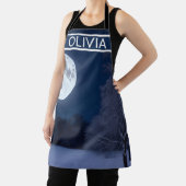 De volle maan bij Christmas Schort (Insitu)