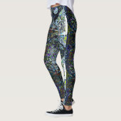 De volle Moon Owl Night Pattered Leggings (Links)
