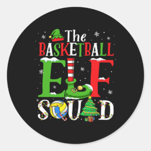 De volleybal Elf Squad Matching Volleybal Speler Ronde Sticker