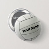 De volleybalnaam van uw team Button (Voorkant /achterkant)