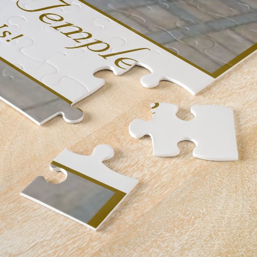 De vondst in de tempel legpuzzel (Zijkant)