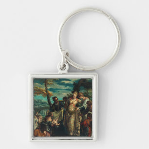 De vondst van Mozes door Veronese Fine Art Sleutelhanger
