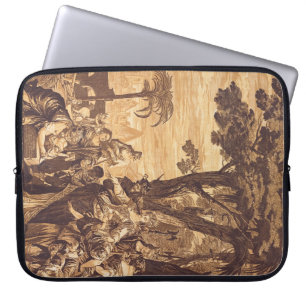 De vondst van Mozes uit het boek Exodus Laptop Sleeve