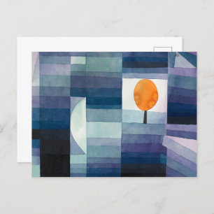 De voorbode van de herfst Paul Klee Briefkaart