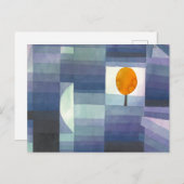 "De voorbode van de herfst," Paul Klee Briefkaart (Voorkant / Achterkant)