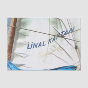 De voorgeblazen nagels van Unal Kaptan AcrylArt Tissuepapier