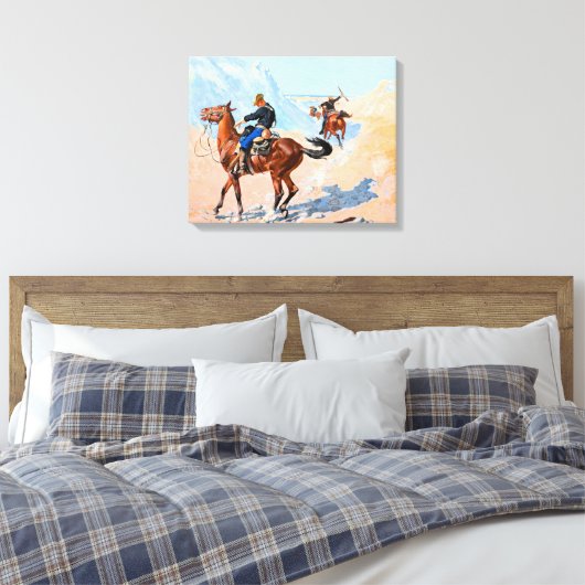 De Voorhoede, De Militaire Opper Canvas Afdruk (Insitu (Slaapkamer))