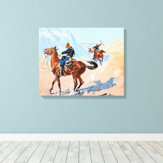 De Voorhoede, De Militaire Opper Canvas Afdruk (Insitu (Houten vloer))