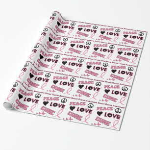 De Voorlichting van Kanker van de borst Cadeaupapier
