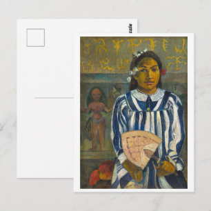 De voorouders van Tehamana Paul Gauguin Briefkaart